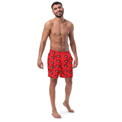 Costume da bagno da uomo LIP RED